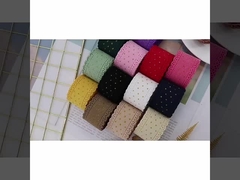 5 tamanho corduroy renda estampado a quente fita de ponto fita de 38mm arco DIY acessórios feitos à mão doces packagin