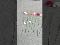 Cravos de flores artificiais, artigos de decoração para o lar, buquês de casamento ao ar livre, arranjos de cenários,