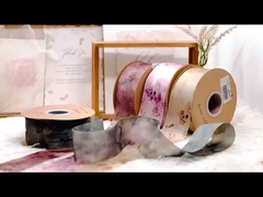 Estilo antigo, uma seda tingida de flor de ameixa, acessórios de cabelo feitos à mão, materiais decorativos Hanfu,