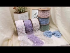 Estilo coreano de alta qualidade homem de peixe fita de renda acessório de cabelo de 7cm com alta qualidade sentir faixa DIY semi-fin