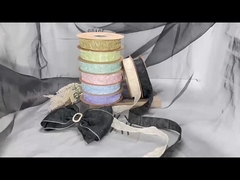 Endereço de sanduíche, gaze de neve, fita de 15 mm, tecido, acessórios de vestuário, acessórios para cabelo, DIY bu