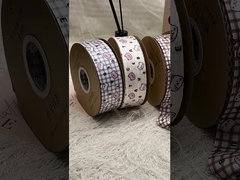 4.0cm Cartoon Animado Impresso Faixa Caixa de presente Embalagem Arco DIY Torta Infantil Faixa decorativa