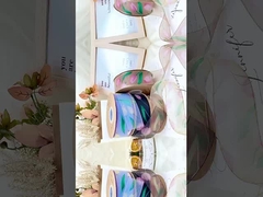 Nova Online Coréia Cinta Tulipa Neve Seda Cinta Flores Embalagem Acessórios de Cabelo Arco Roupa Cinta