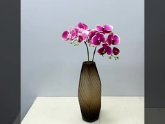 Simulação de plástico 3D Orquídea borboleta decoração de casamento, pedúnculos, flores falsas, pequena flor b
