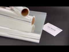 Rolo transparente de celófano OPP à prova d'água inglês, papel de embrulho de flores romântico popular, transparente