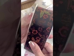 Lata de folha de lótus Lata de mil pássaros