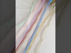 1cm de linha de fita de bordo de onda buquê de flores gravata floral cozimento DIY materiais de embalagem floral feitos à mão