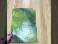 Bocado de flores de papel lavado com tinta, papel de embrulho decorativo do Pequeno Príncipe, papel plano de textura de pedra