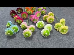 Simulação de flores de casamento, moinhos de vento, escalões, crisântemos, flores falsas, casamento, banquetes de hotel