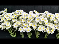 Bouquet daisy com flores falsas, estilo europeu sala de estar mesa de jantar arranjo floral decorati