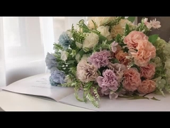 Simulação de flor de cravo série de cores de primavera pequena flor de punho Dia da Mãe flor falsa fresco s