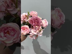 Simulado estilo europeu pequeno buquê de roses, flores falsas, sala de estar decoração de casa, s