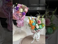 Festa das Flores Texturas das folhas Papel de embalagem de flores