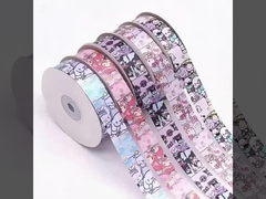 Rosa Sanrio desenho animado lindo estampa faixa DIY faixa feita à mão caixa de presente do aluno embalagem de presente faixa