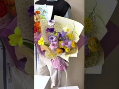 Papel de embrulho de flores de Phalaenopsis, papel de embrulho de bouquet impermeável impresso