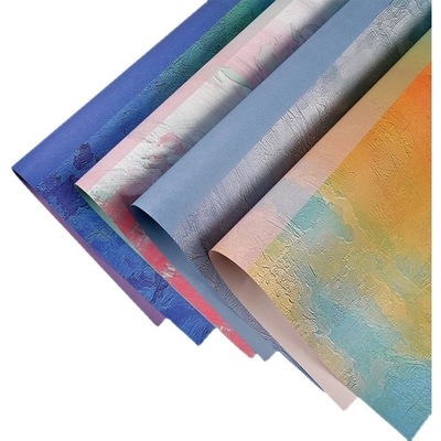 Bom preço. Florista criativo Wrapping Paper da pintura a óleo 50cmx60cm G/M alta on-line