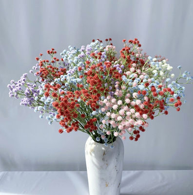 comprar Flores artificiais decorativas Babysbreath Decoração de festa de casamento em casa Fabricação em linha