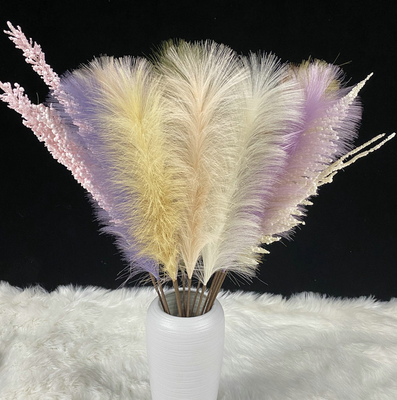 Bom preço. Decoração de seda artificial do contexto da decoração de Reed Pampas Grass Home Wedding on-line