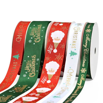Bom preço. Famosos Presentes de fita de Natal fitas Webbing Satin Grosso Com Logotipo Festa Ornamentação de Casa on-line
