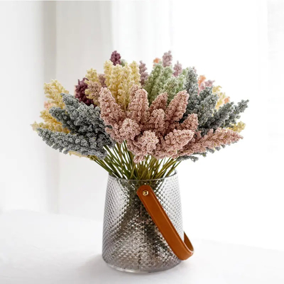 Bom preço. Flores artificiais multicoloridas decorativas personalizadas on-line