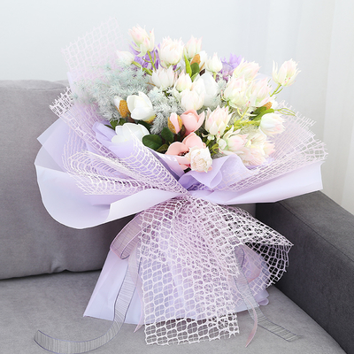 Bom preço. Elegantes flores artificiais decorativas de casamento Material plástico on-line