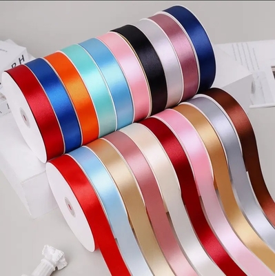 Bom preço. Decoração Satin Ribbon Roll Custom Impresso para Rolo de Presente de Face Dupla e Face Única on-line