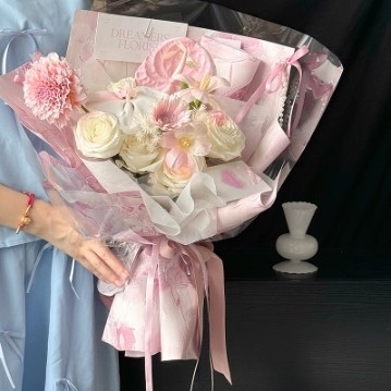 comprar Brilliant série papel de embrulho de flores venda por atacado de flores materiais florais loja de flores suprimentos de relevo arte papel de embrulho de flores online manufacture