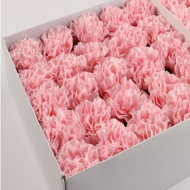 comprar Imitação de flor de cravo Sabão realista Cabeça de flor Dia da Mãe Regalo de cravo Sabão Bouquet de flores online manufacture