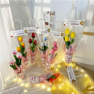Bom preço. Simulação PU Tulipa Abraço Balde Laranja Bonita Flora Abraço Benção Prêmio Criativo Festival Prêmio Férias Varejo on-line