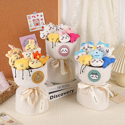 Bom preço. Usaqi boneca estilo fragrância pequena boneca buquê presente ideal para aniversário da namorada ou feriado on-line
