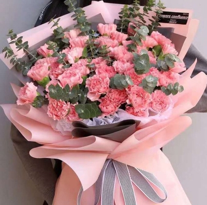 comprar Papel de embrulho de flores por grosso, buquês de flores, bolas de bolhas, papel vegetariano decorativo coreano, material de embalagem floral semi-transparente e impermeável mate online manufacture