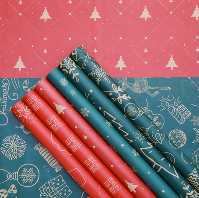 comprar Caixa de presente de Natal, papel de embrulho de presente, buquê de maçã na véspera de Natal, papel de embrulho de presente de flores frescas online manufacture