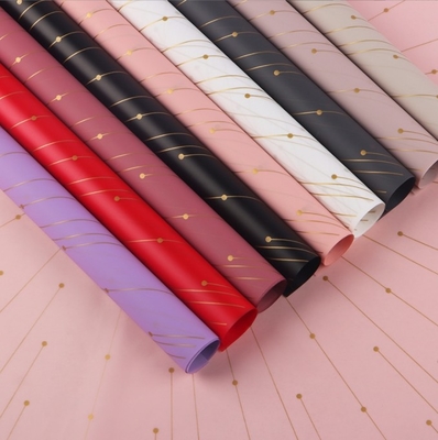 Bom preço. O ponto de partida do Milan Paper Love: papel de embrulho de flores em relevo em ouro de alta qualidade, papel de buquê, papel de presente de plástico à prova d'água, papel de presente feito à mão on-line