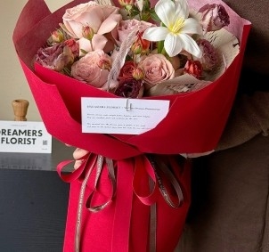 Bom preço. Dia dos Namorados Papel de embalagem de flores de tecido de veludo de cisne novo on-line