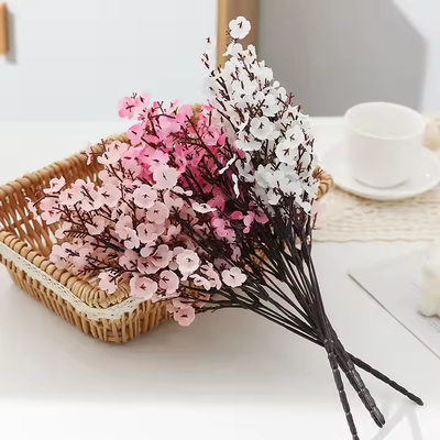 Bom preço. Decoração do lar, Flores artificiais, tecido de seda, plantas, decoração de casamento Flores de mesa on-line