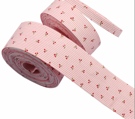 comprar Faixa estriada de cerejeira, faixa de tecido prensada, cinto tecido, laço, coleira, embalagem de presente, fita de tecido online manufacture
