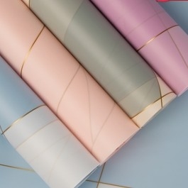 Bom preço. Material floral impermeável, papel Nuosha, papel de embrulho de campo magnético, papel de embrulho de flores, papel de embalagem de flores frescas on-line