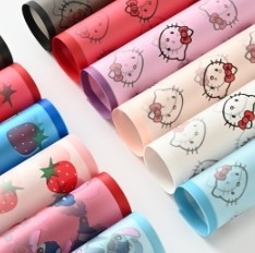 Bom preço. Dia Internacional da Criança Margem Mágica Morango Hansu Papel Impermeável Flor Fofinha Flor Papel de Envolvimento on-line
