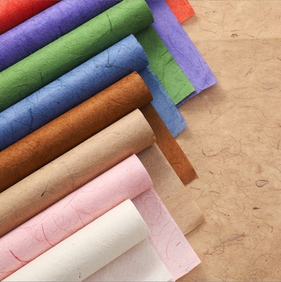 Bom preço. Papel de fibras de linho espessado com uma sensação de ponta para papel de embrulho de buquê de flores e materiais de arte floral de floristas artesanais on-line
