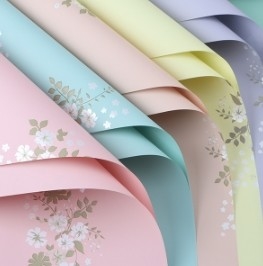 Bom preço. Flores de Yamano Papel Ouya Impresso Papel de embalagem de flores on-line