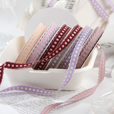 comprar DIY Artesanato Essencial Azul Escuro Xadrez Webbing Laço Feito à Mão Acessórios Grampo de Cabelo Roupas Sapatos Chapéus Buquês de Flores Embalagem Fitas Fabricação em linha