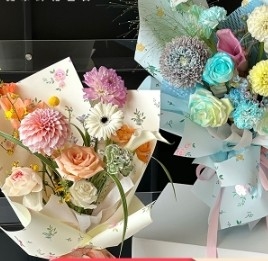 Bom preço. Textura floral colorida Papel de embalagem à prova d'água Moderno e durável on-line