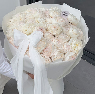 comprar Tecido de cetim de neve de pérola francesa buquê de flores DIY decoração de arco materiais florais Fabricação em linha