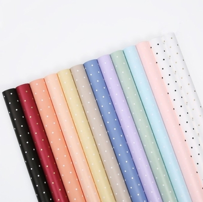 comprar Papel de embrulho de flores, pontos de polka Cynthia, loja de flores de papel Ouya, papel de embrulho de flores, papel de embrulho de presentes de arte floral, materiais por atacado online manufacture