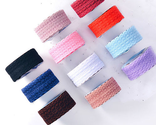 comprar Material de embalagem de flores Faixa de renda, fita de neve, gaze de fita, buquê de flores para DIY feito à mão, 2,5 cm de largura Fabricação em linha