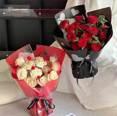 comprar Papel de embrulho e embalagem para buquês de florista para loja de flores Arte floral Neon Croti Amor Rosa online manufacture