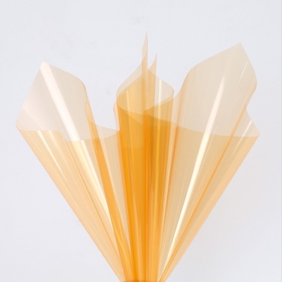 comprar Papel de filme de gelatina espessado à prova de poeira, celofane colorido semitransparente para embrulho de florista à prova d'água, tamanho 58*58cm online manufacture