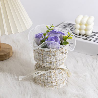 comprar Um mini buquê de sabão de rosas ao estilo francês para o Dia dos Namorados no dia 20 de Maio, um presente de aniversário e uma lembrança para o teu namorado e a tua namorada Fabricação em linha
