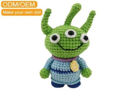 comprar Brinquedo de pelúcia de animais de crochê personalizado, OEM/ODM 11-30cm Brinquedo de recheio macio com certificações ASTM/CPSIA/CE Fabricação em linha