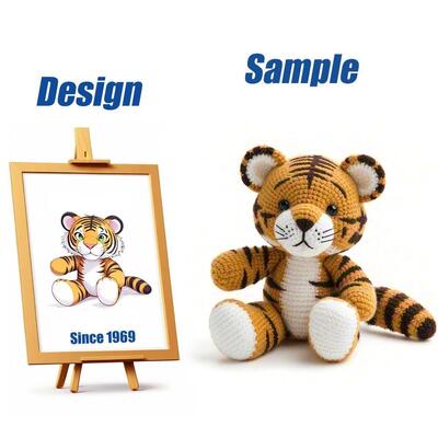 comprar Brinquedo de pelúcia de crochê Amigurumi personalizado, brinquedo de pelúcia macio OEM 11-30cm com certificações CE/EN71/CPC/ASTM Fabricação em linha